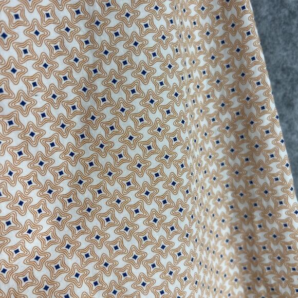 Culturata Dress Shirt Mens 15-3/4 40 Geometric Tailored Fit Button Up Italy Made - Picture 12 of 13